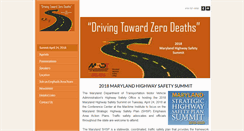 Desktop Screenshot of mdhighwaysafetysummit.org